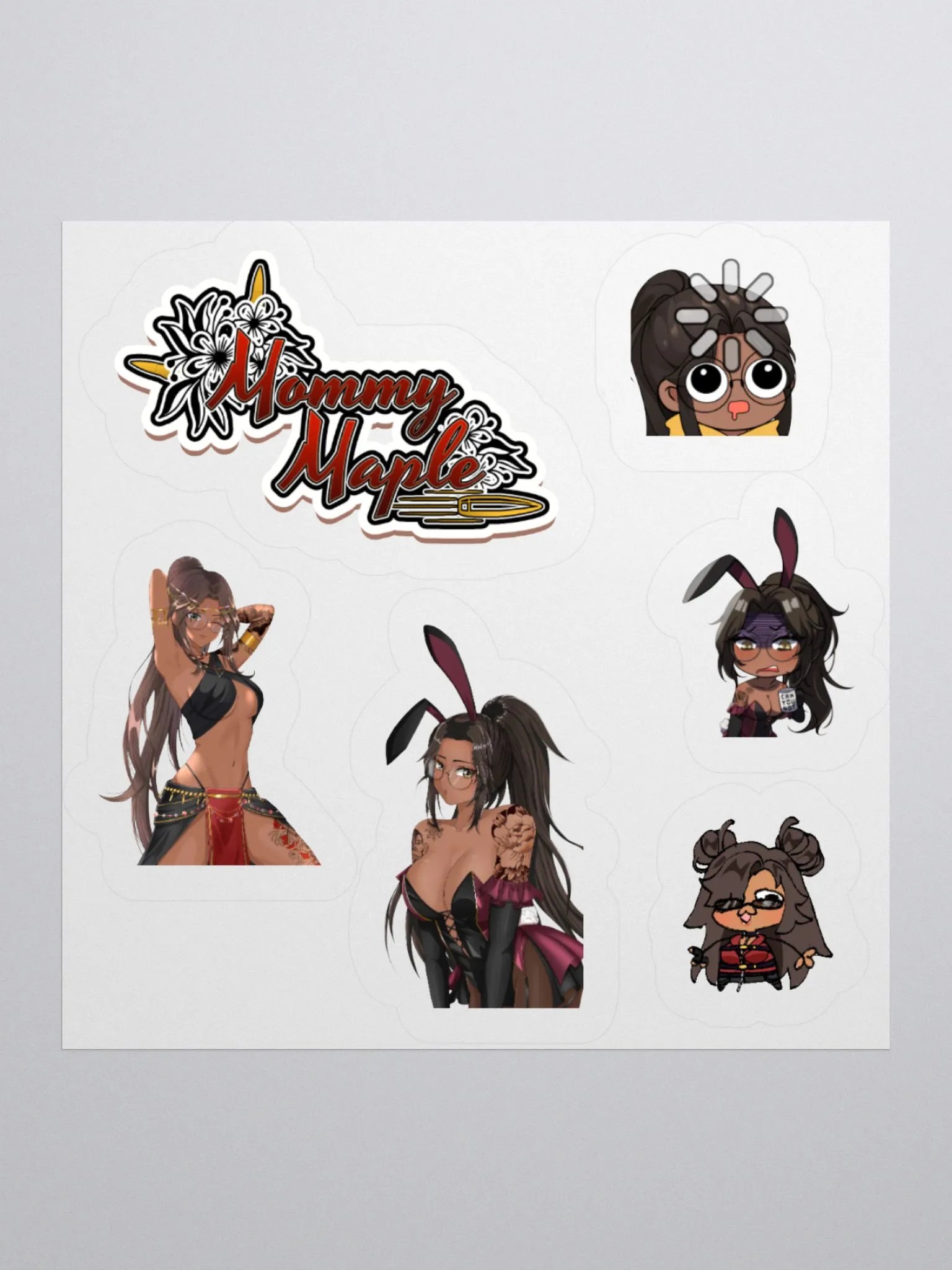 Mommy Maple Kiss Cut Sticker Set product image (2)