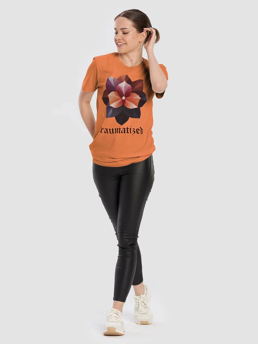 Traumatized Geometric Bloom T-Shirt product image (107)