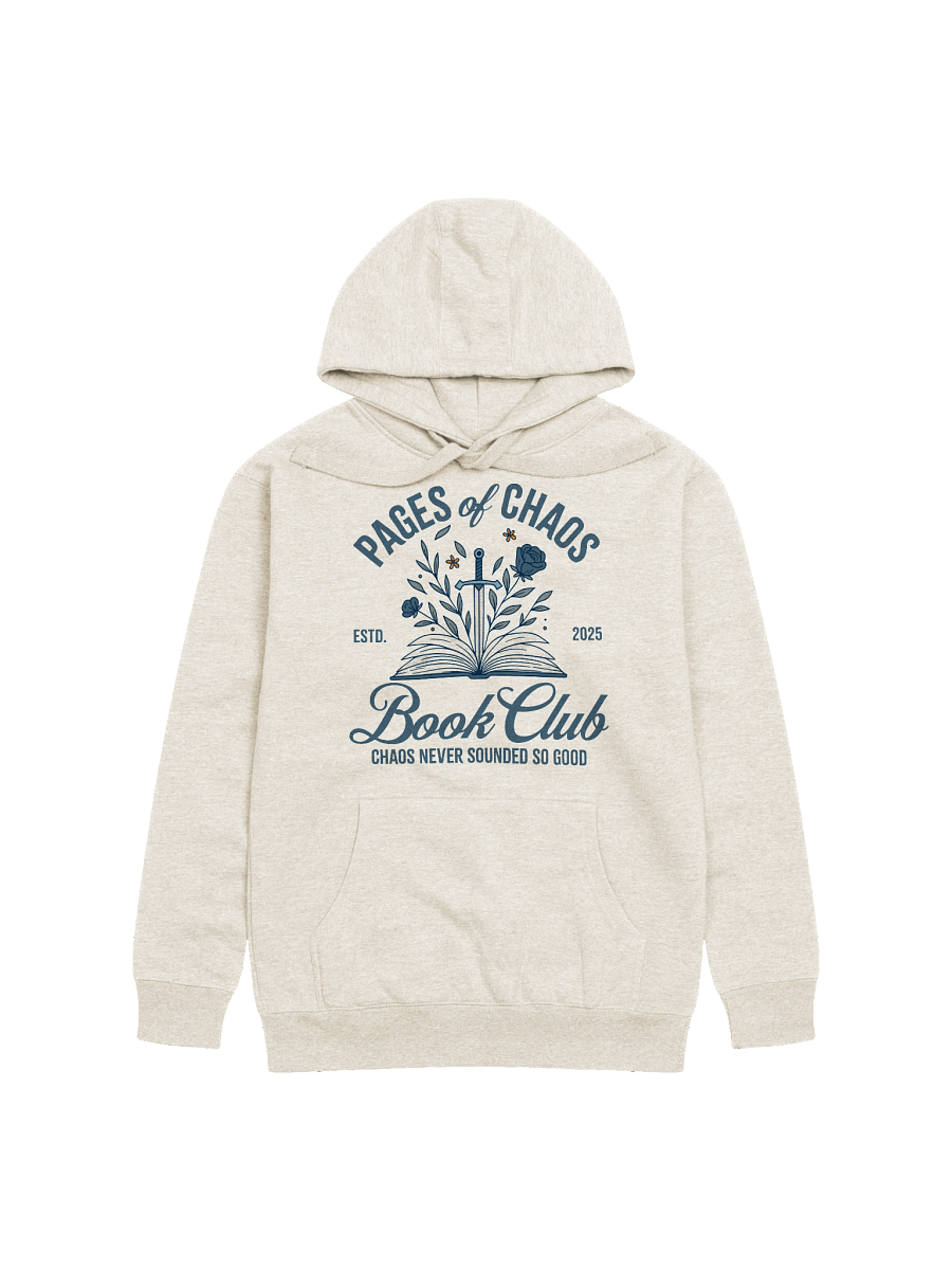 Pages of Chaos Book Club Hoodie (Light) product image (2)