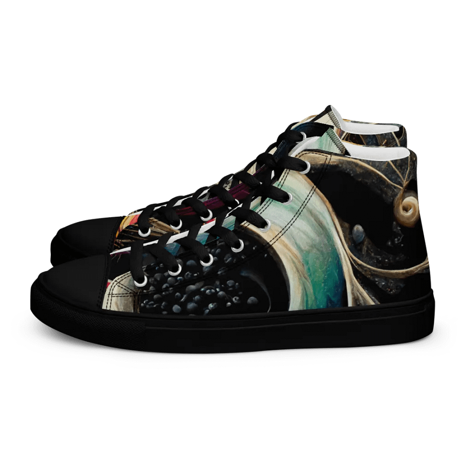 Retro Chic: Handmade Women's High Tops product image (1)
