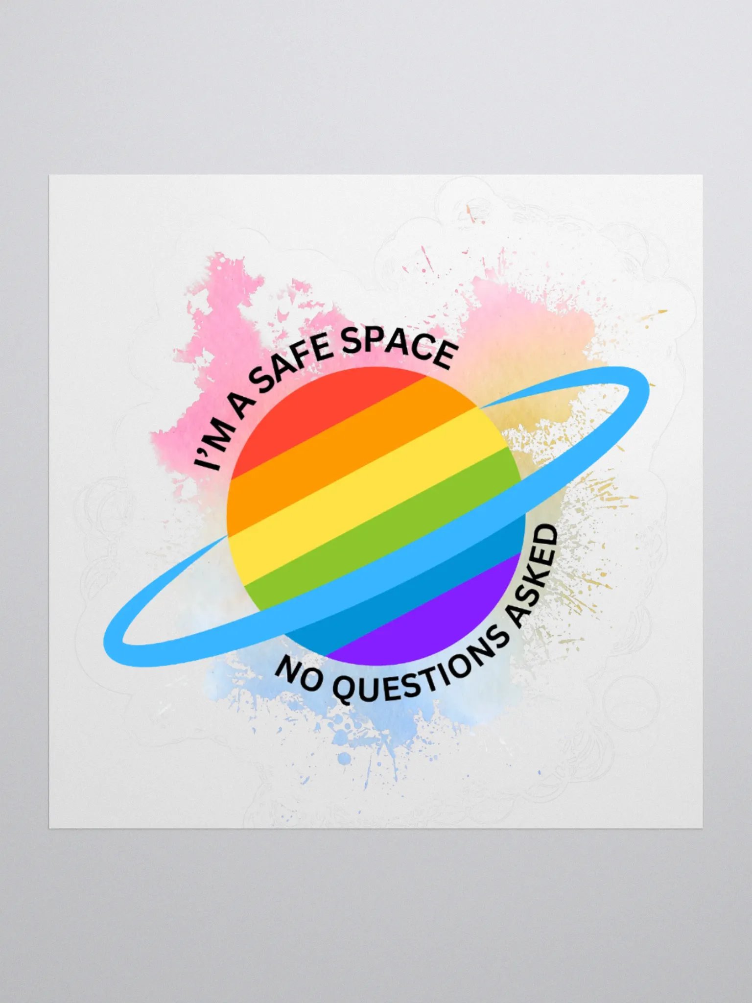 I'm a Safe Space Sticker product image (1)