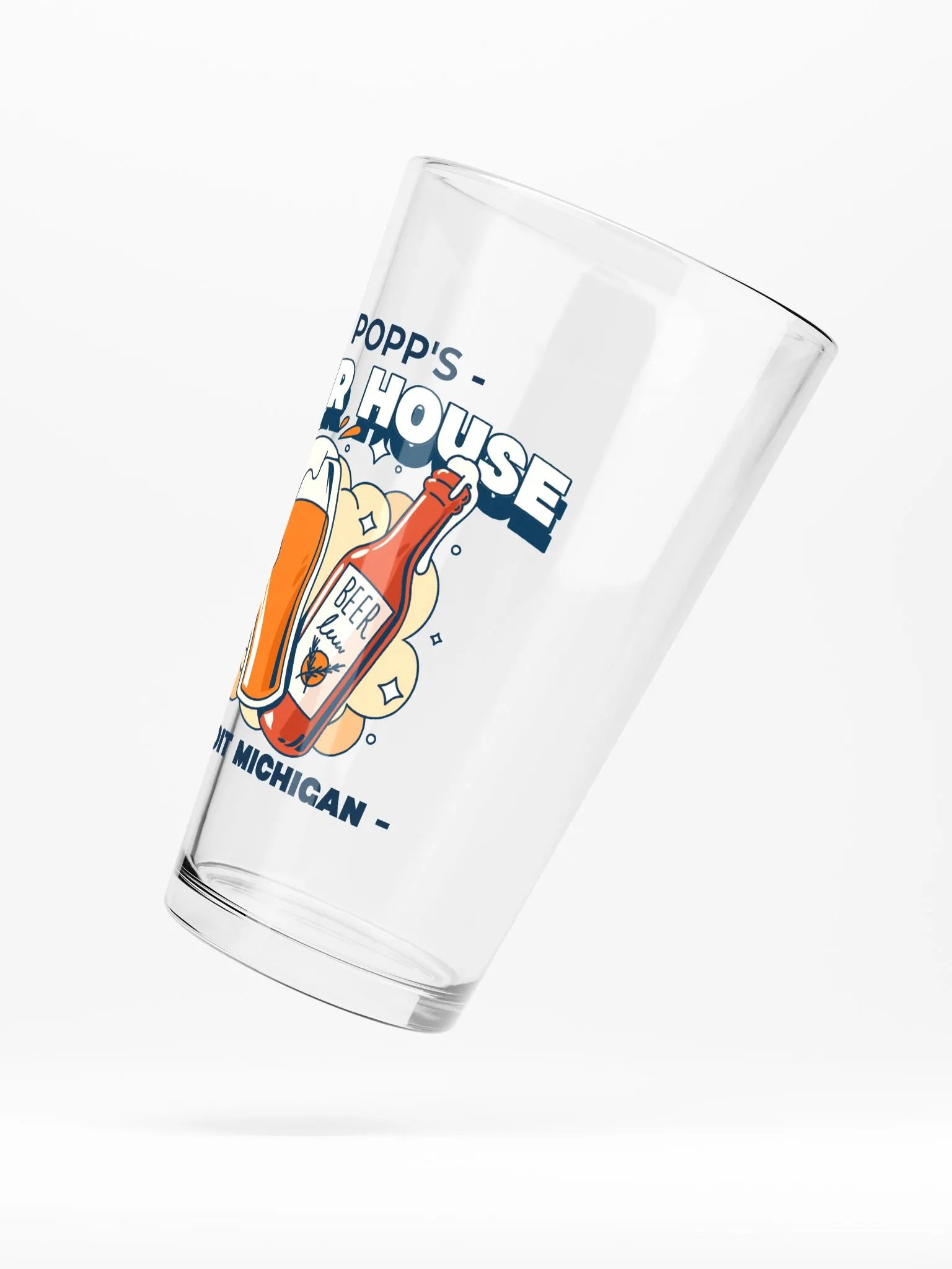 Popp's Beer House - Pint Glass product image (5)