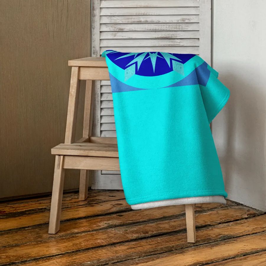 snowflake Sublimated Towel product image (4)