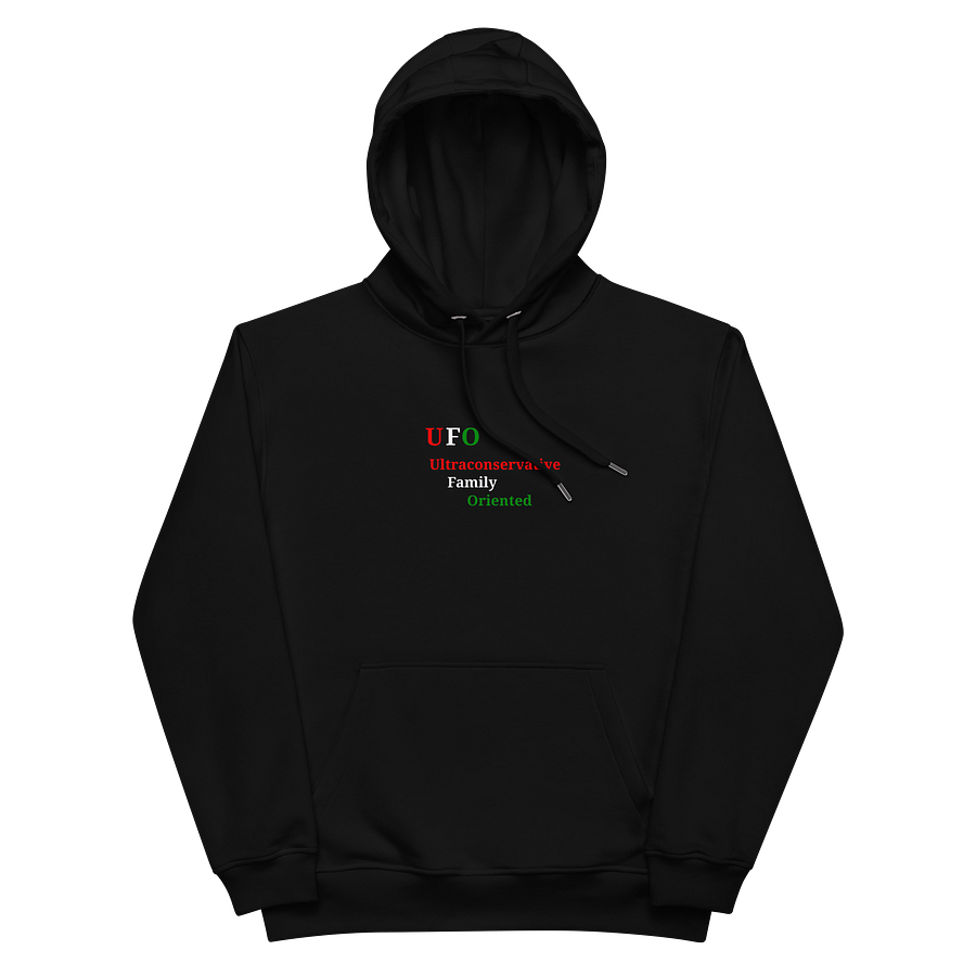 UFO Ultraconservative Family Oriented Premium Eco Hoodie product image (2)