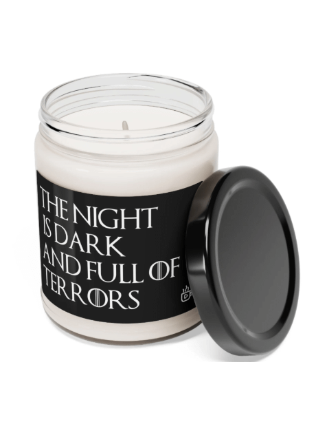 The Night Is Dark and Full of Terrors Candle – Fantasy Inspired Scented Candle product image (3)