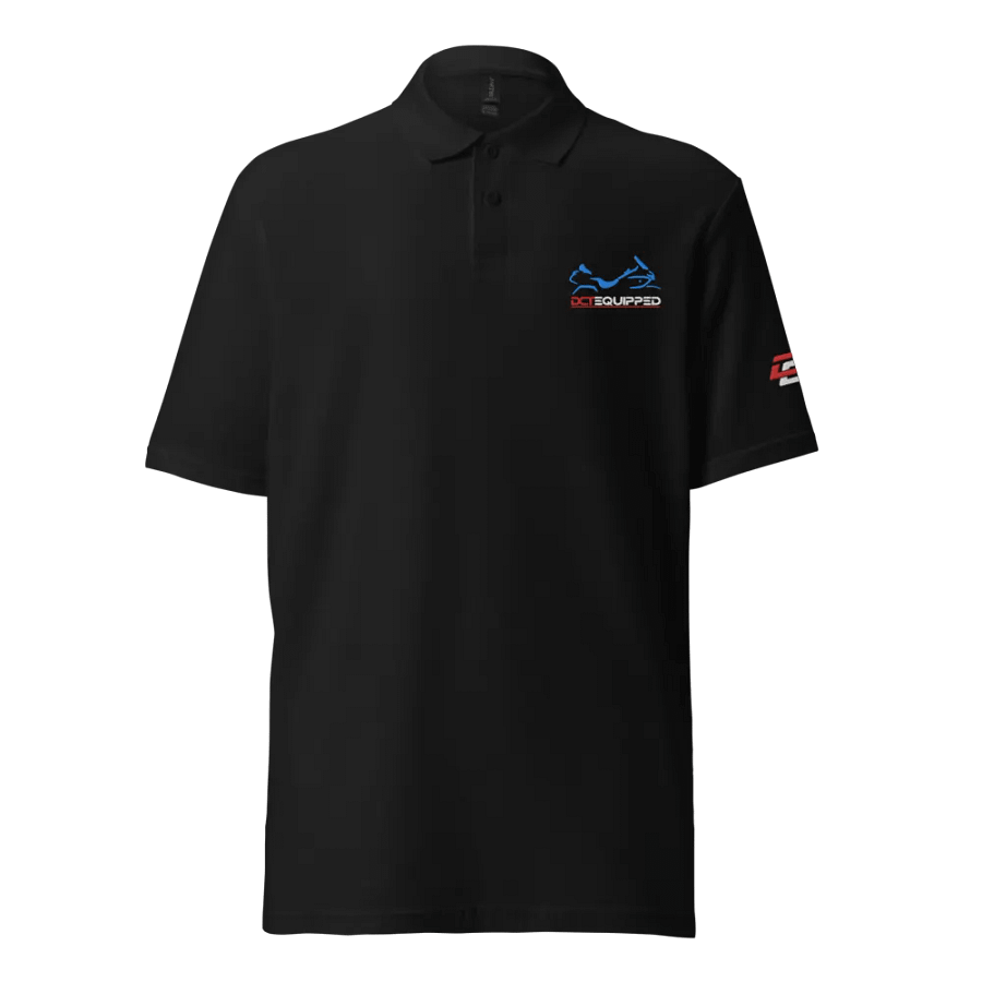 DCT Shadow Wing Polo Shirt Black/Blue product image (1)