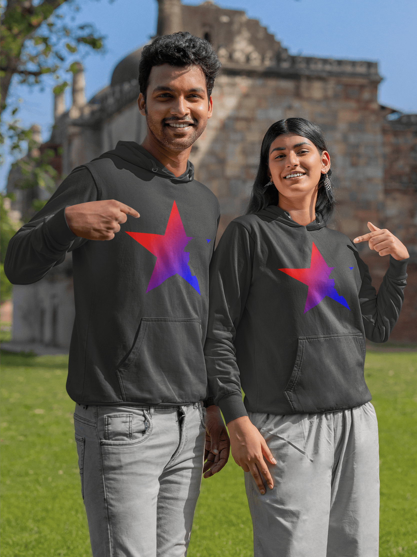 Ziggy Black Star Unisex Hoodie product image (1)