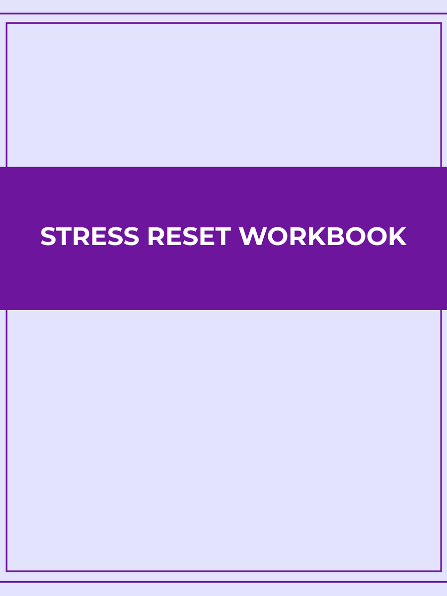 FREE Stress Reset Workbook product image (1)