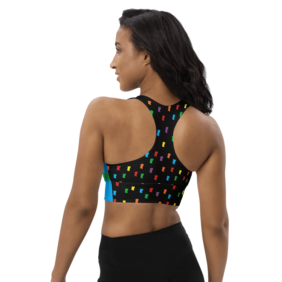 Sports Bra - 8-bit bars and Confetti product image (5)