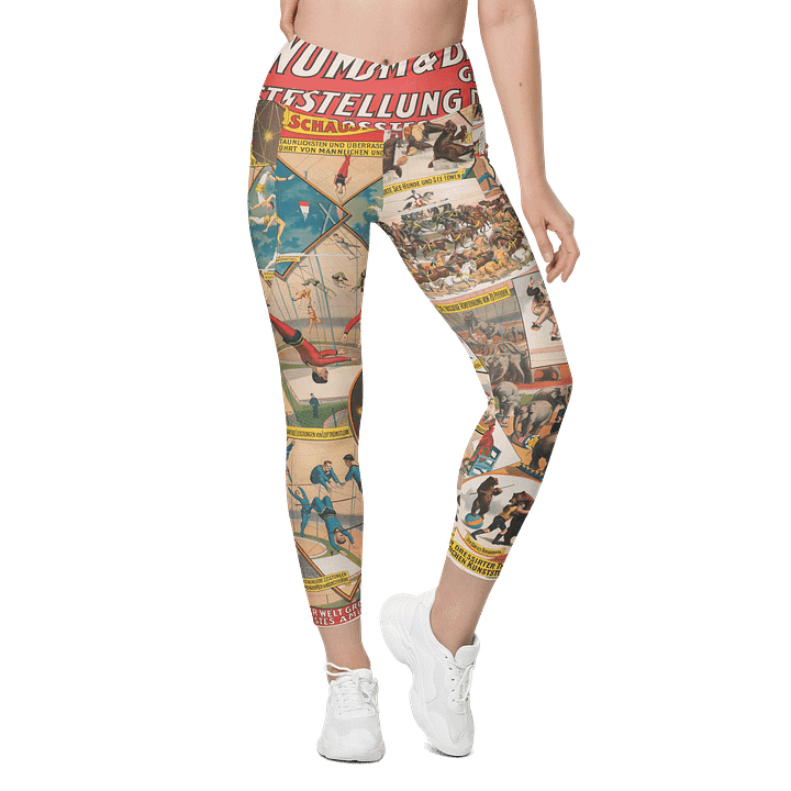 Kat's Vintage Circus Leggin's product image (1)