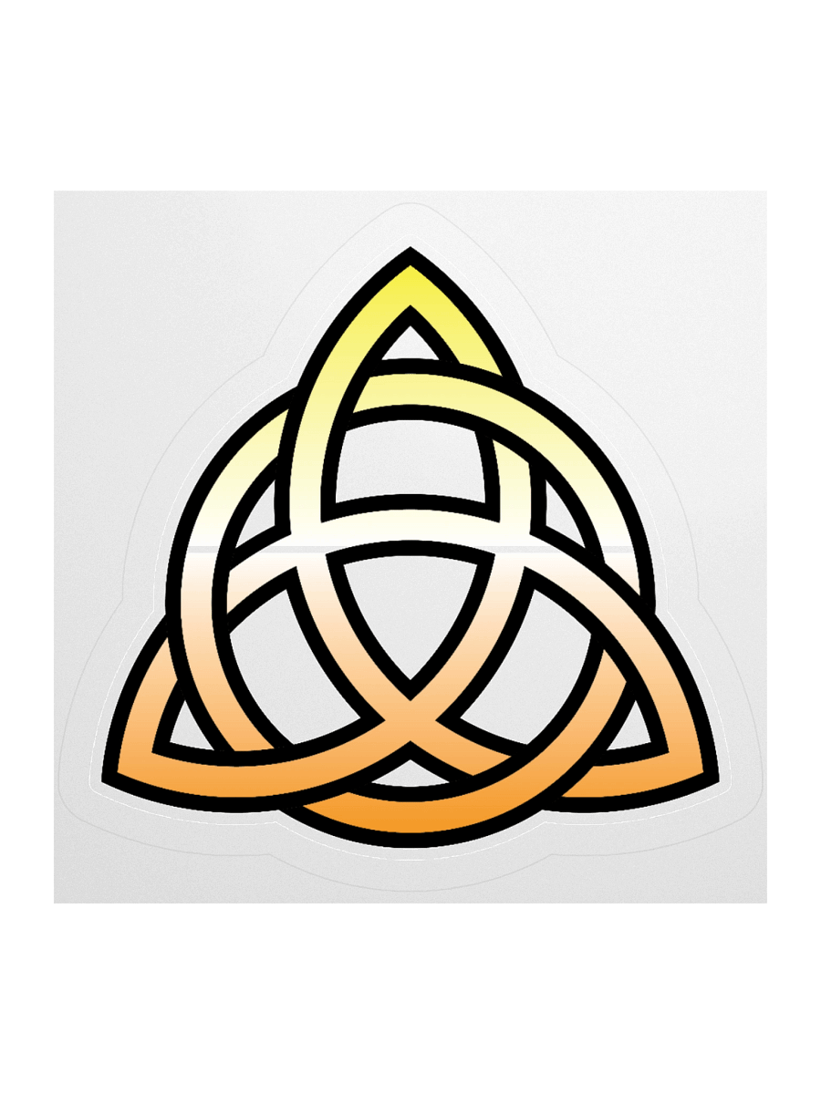 Maverique Pride Gradient Celtic Knot Sticker product image (2)