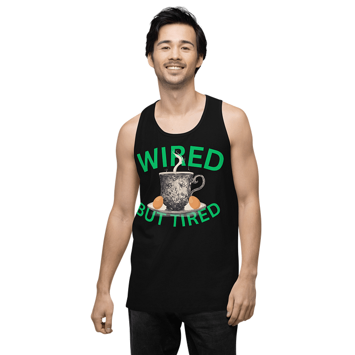 Wired But Tired Tank Top product image (2)