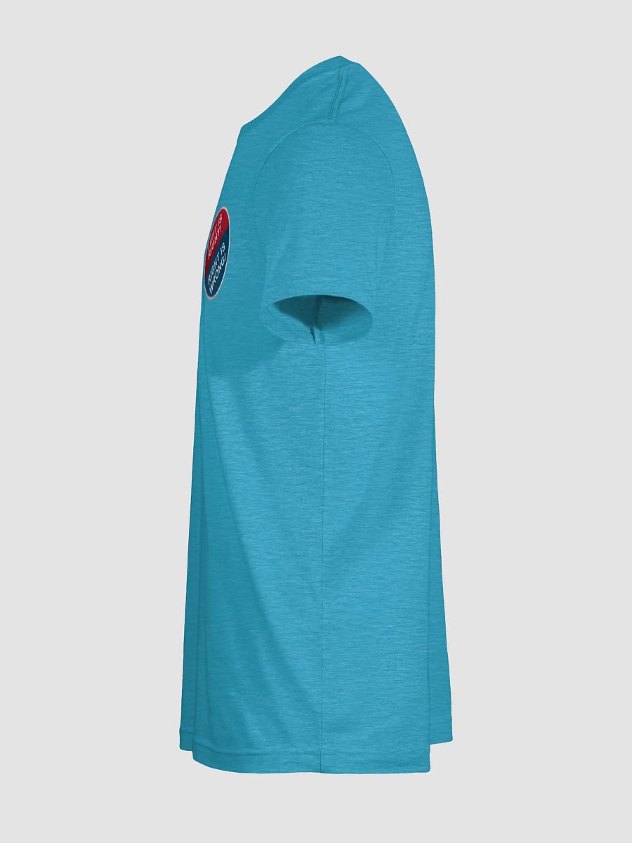 Left is Right, Right is Wrong! Badge Tee product image (4)