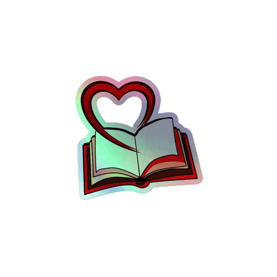 love emote holographic sticker product image (1)