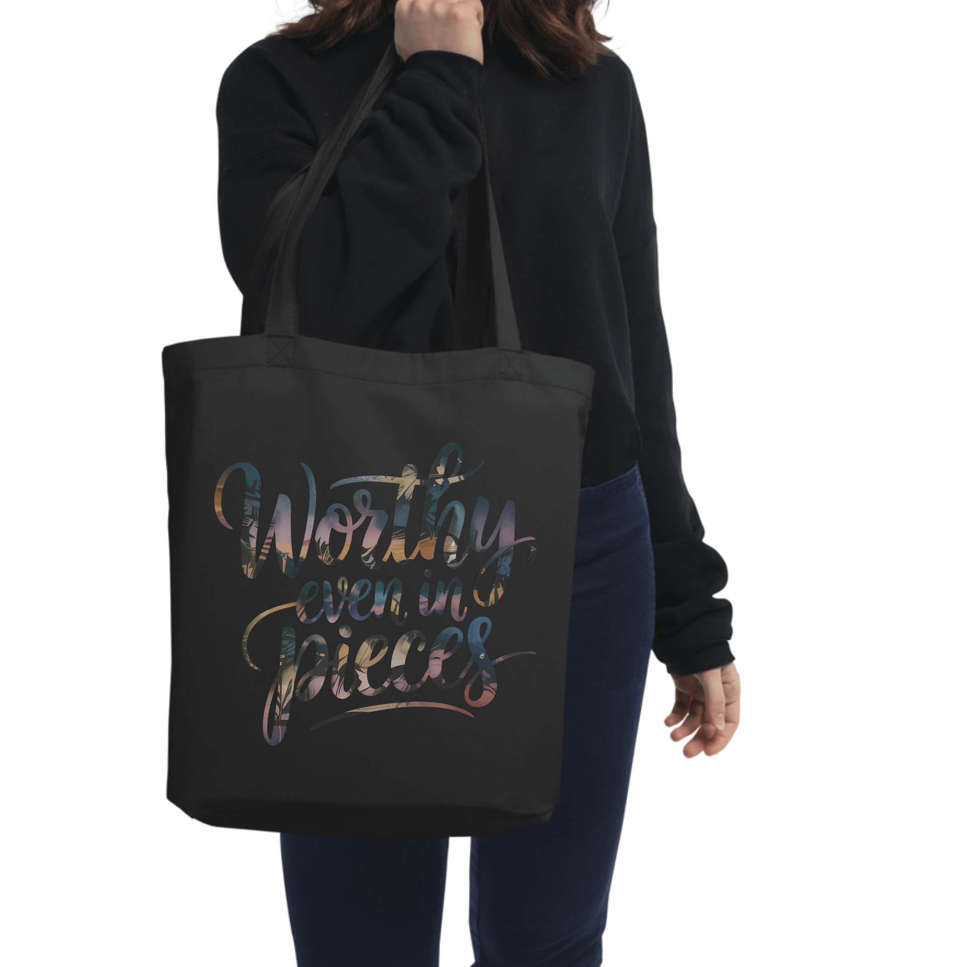 Worthy Even In Pieces, Mental Health png, Motivational Png, Positive Png, Mental Health Matter Png, Be Yourself Png, Positive Vibes Gift product image (4)