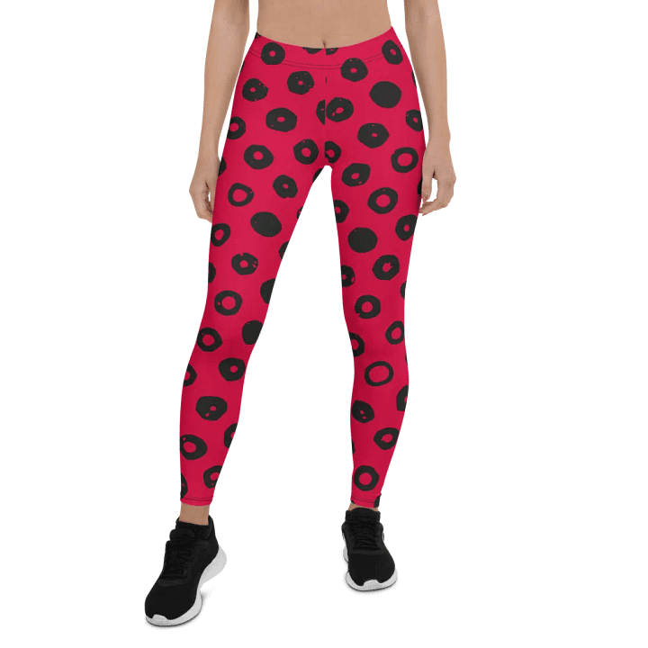 Customizable Polka-Dot Power Leggings product image (1)