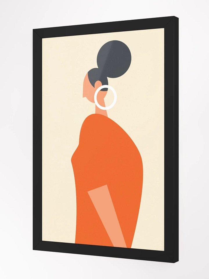Eco-Friendly Ayous Wood Framed Matte Poster product image (9)