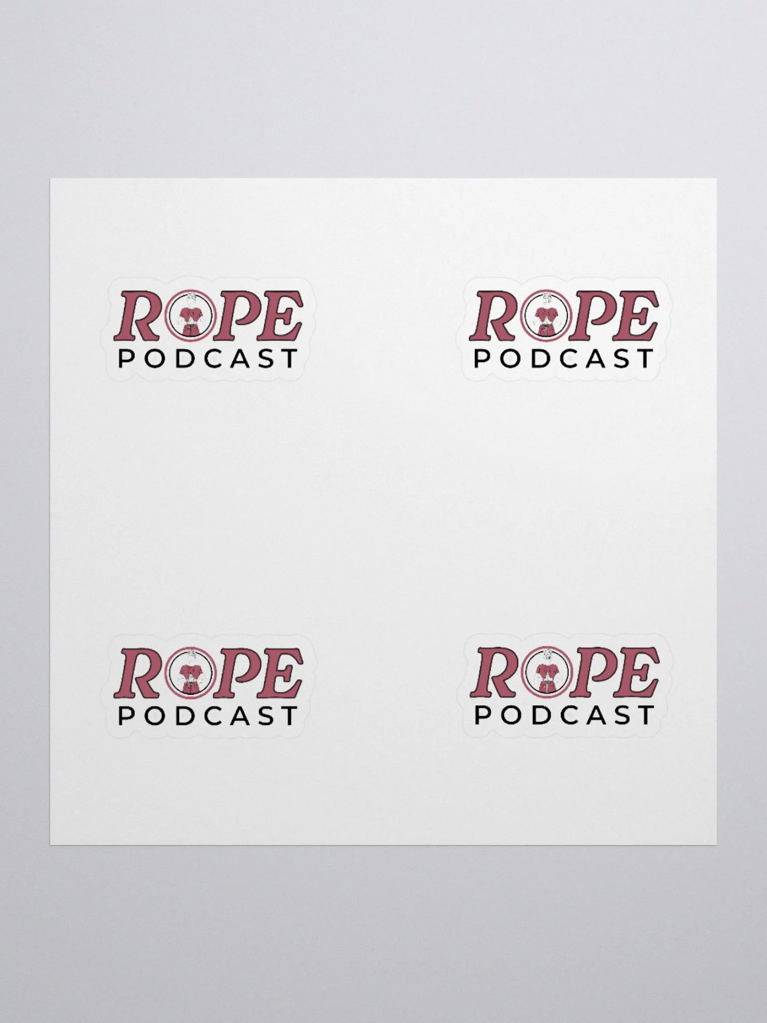 Rope Podcast Logo Stickers product image (1)