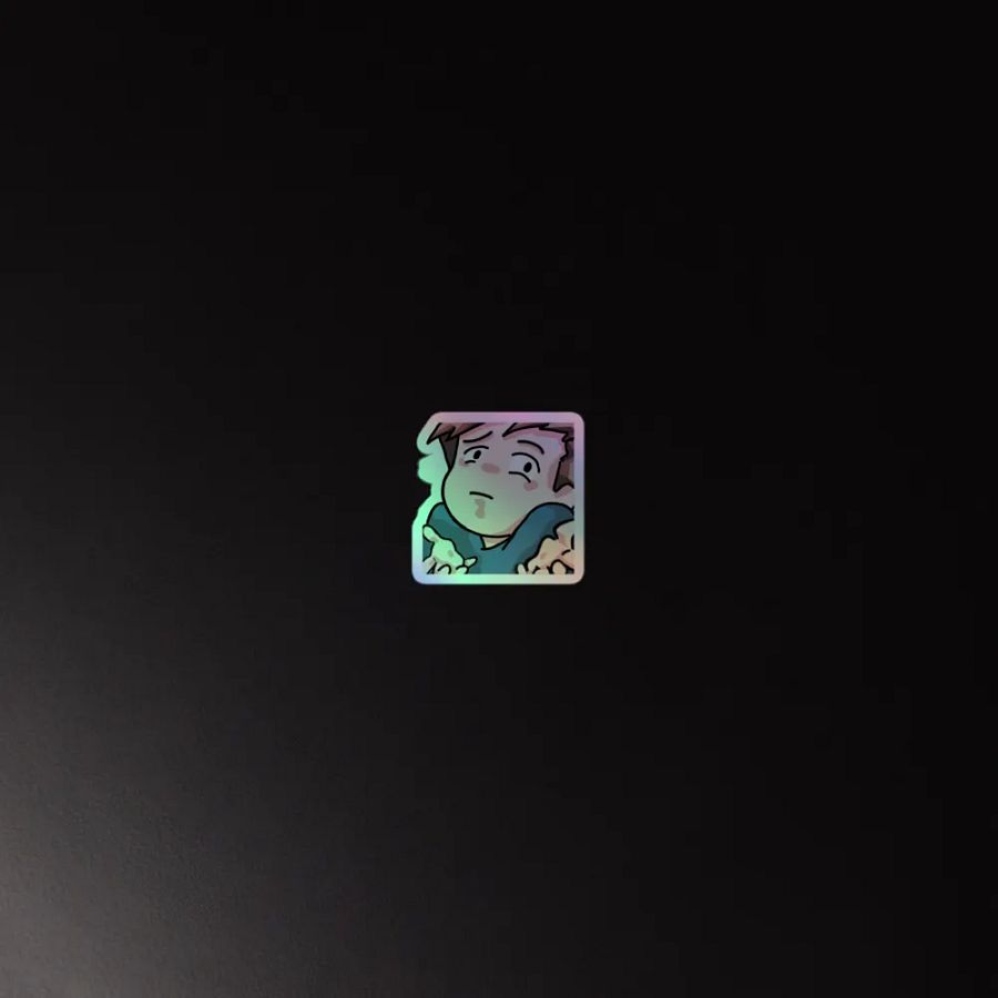 Chaabbz IDK Holographic Emote Sticker product image (4)