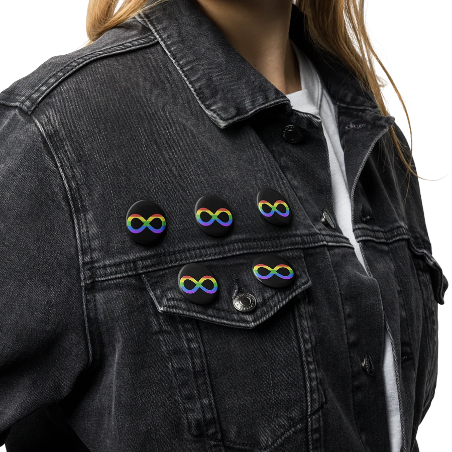 Queer Autistic Infinity Pin Set product image (8)