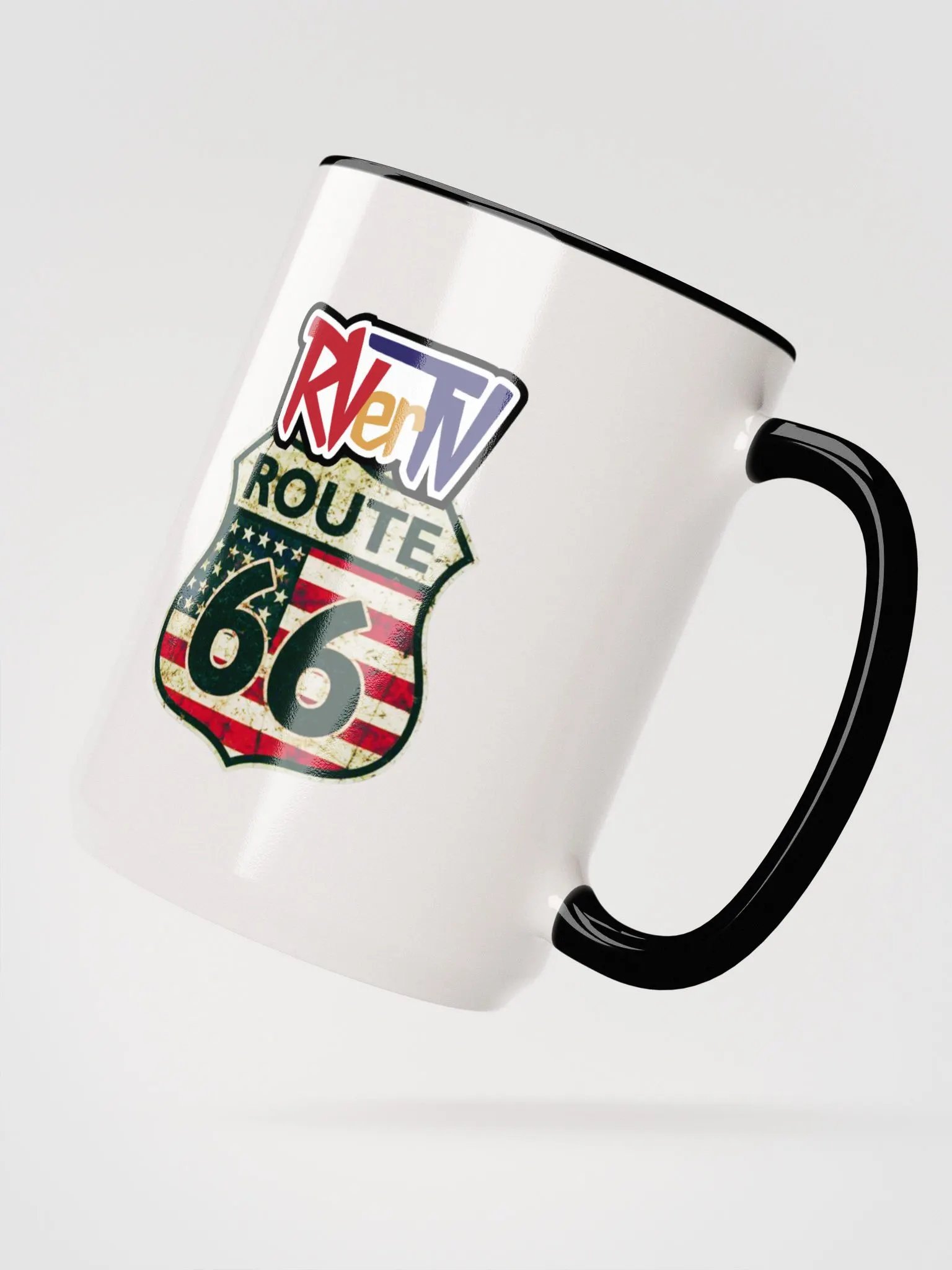 Route 66 Flag Emblem - Coffee Mug product image (4)