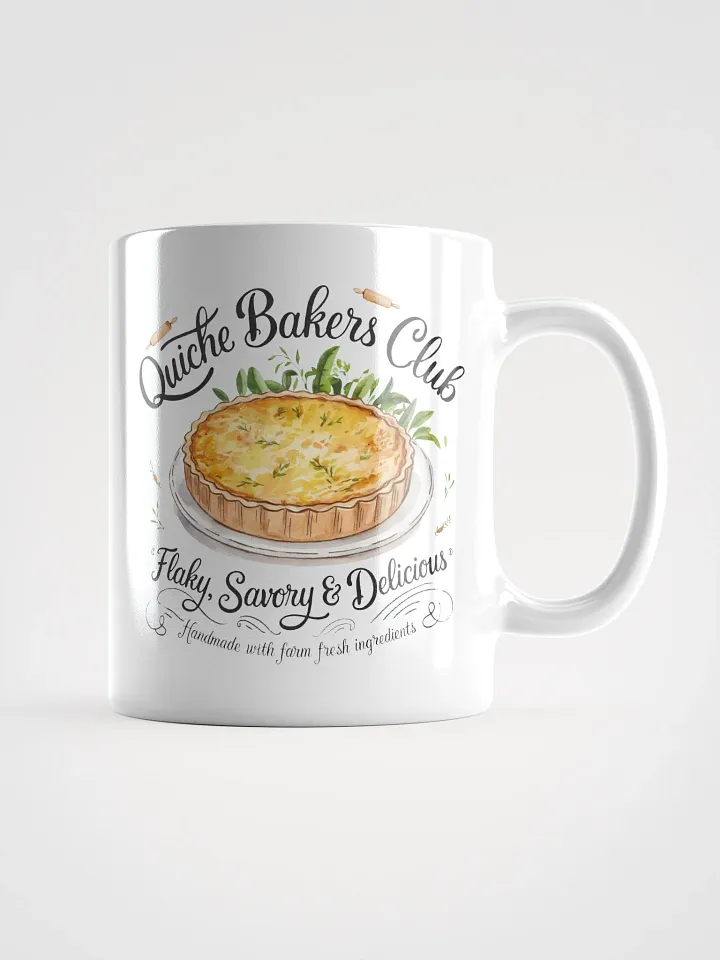 Quiche Bakers Club White Glossy Mug product image (2)