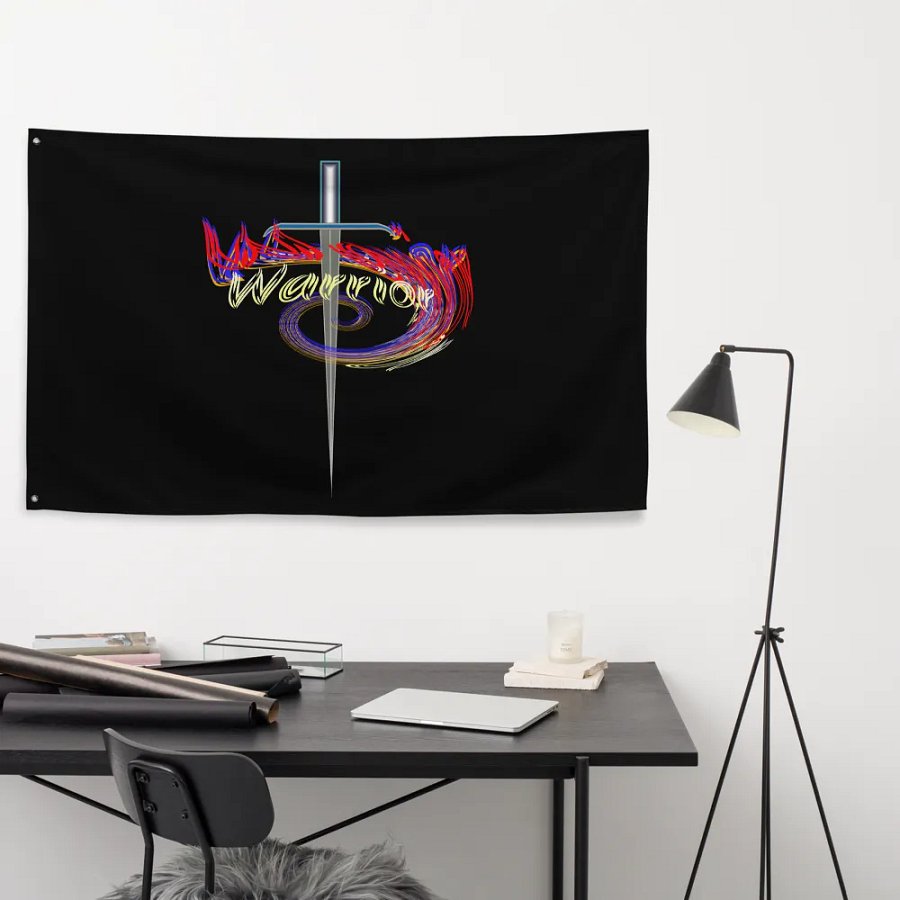 Warrior - Black - Flag product image (9)