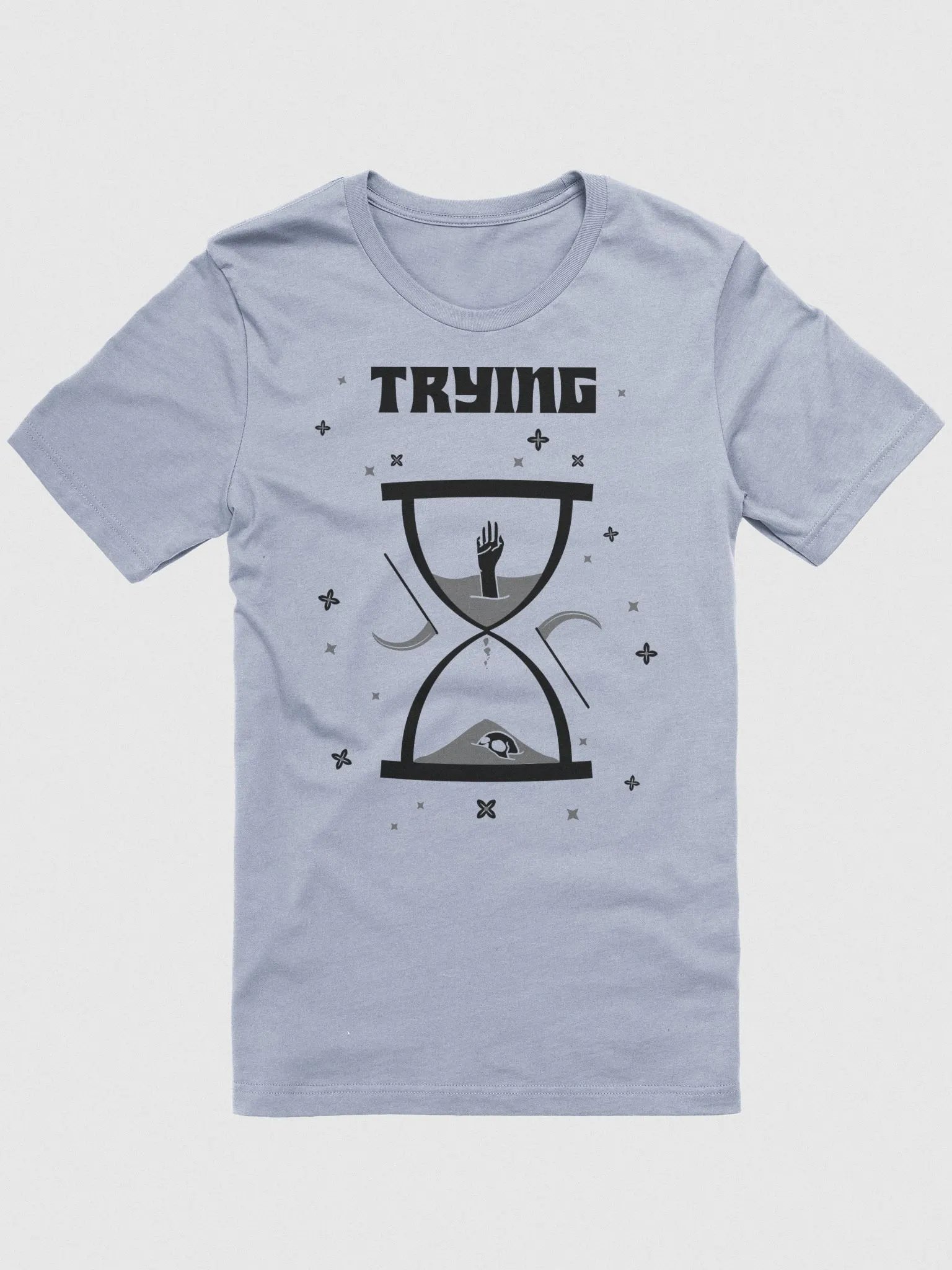 Trying Times supersoft unisex t-shirt product image (2)