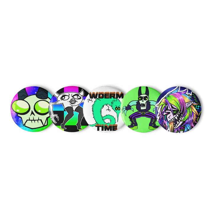 Raveyard Themed Buttons! product image (1)