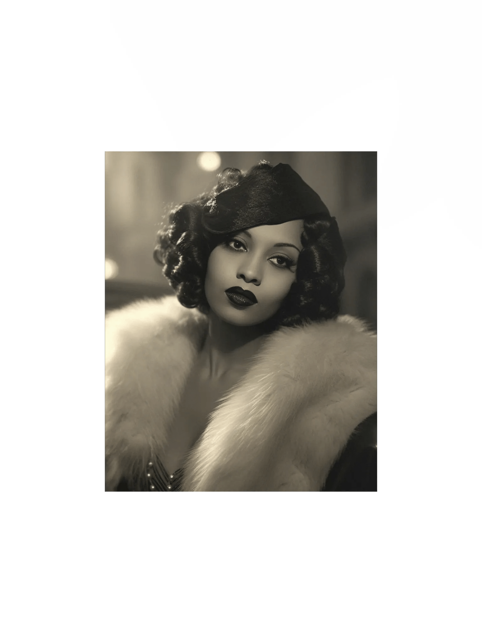 Elegant Vintage Glamour Matte Poster product image (3)