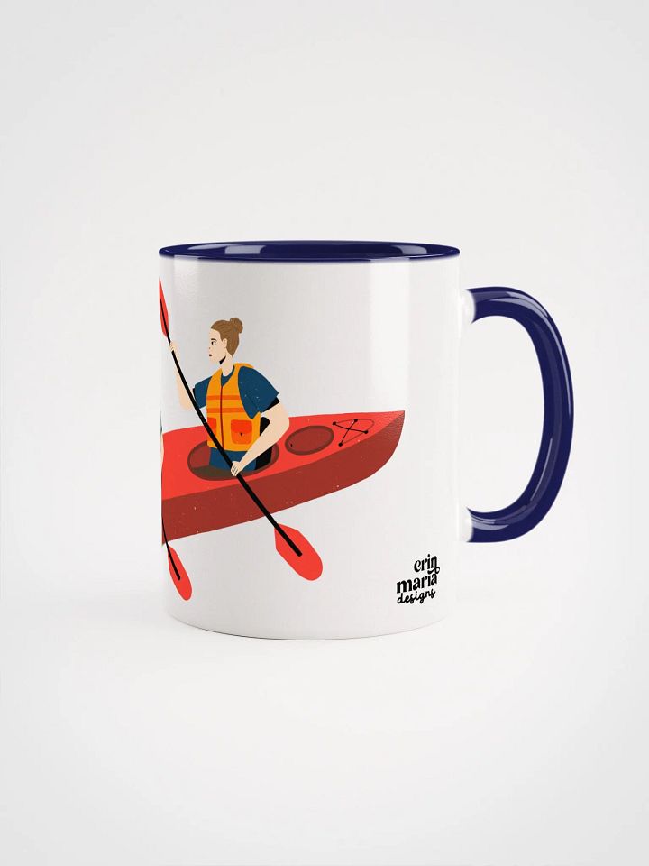 Kayaker Duo - Mug with Color Inside product image (1)