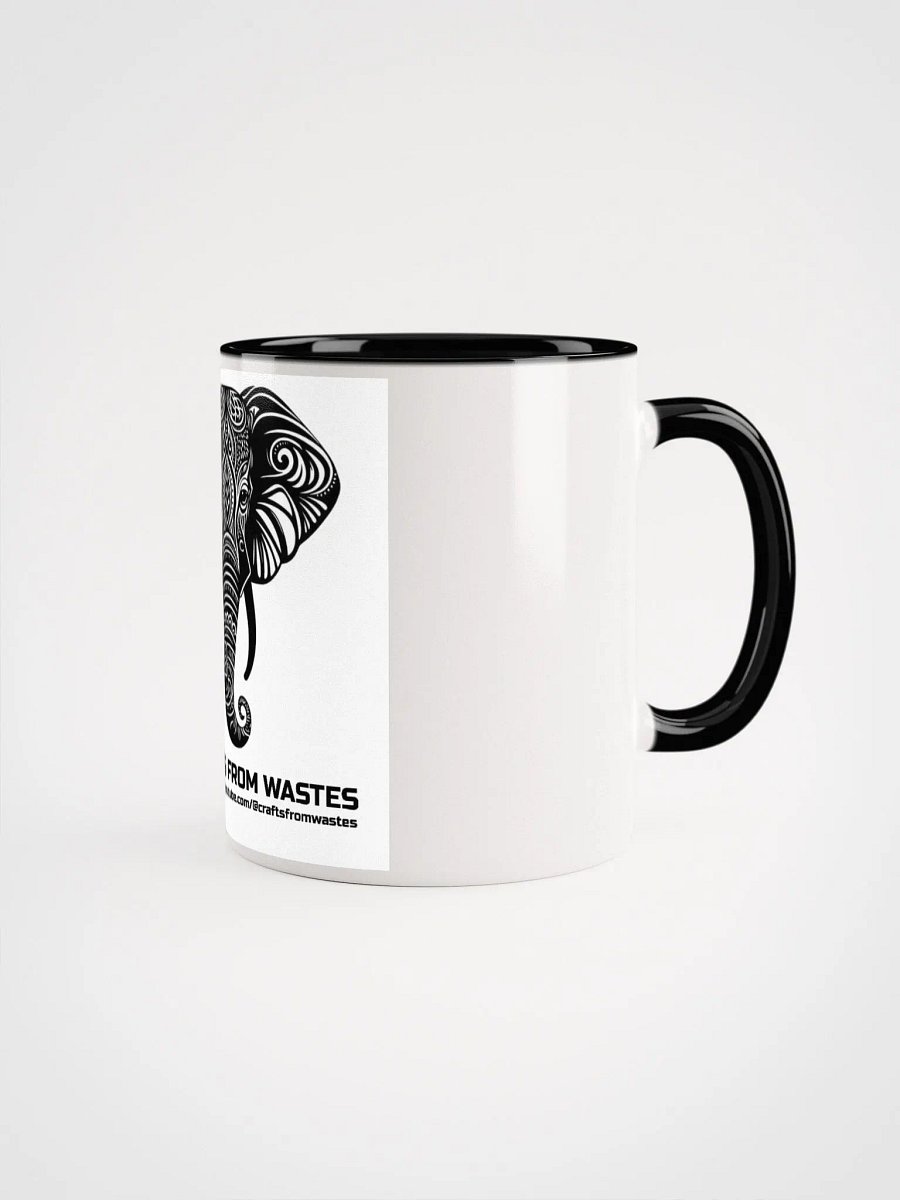 Intricate Elephant Head Ceramic Mug product image (9)