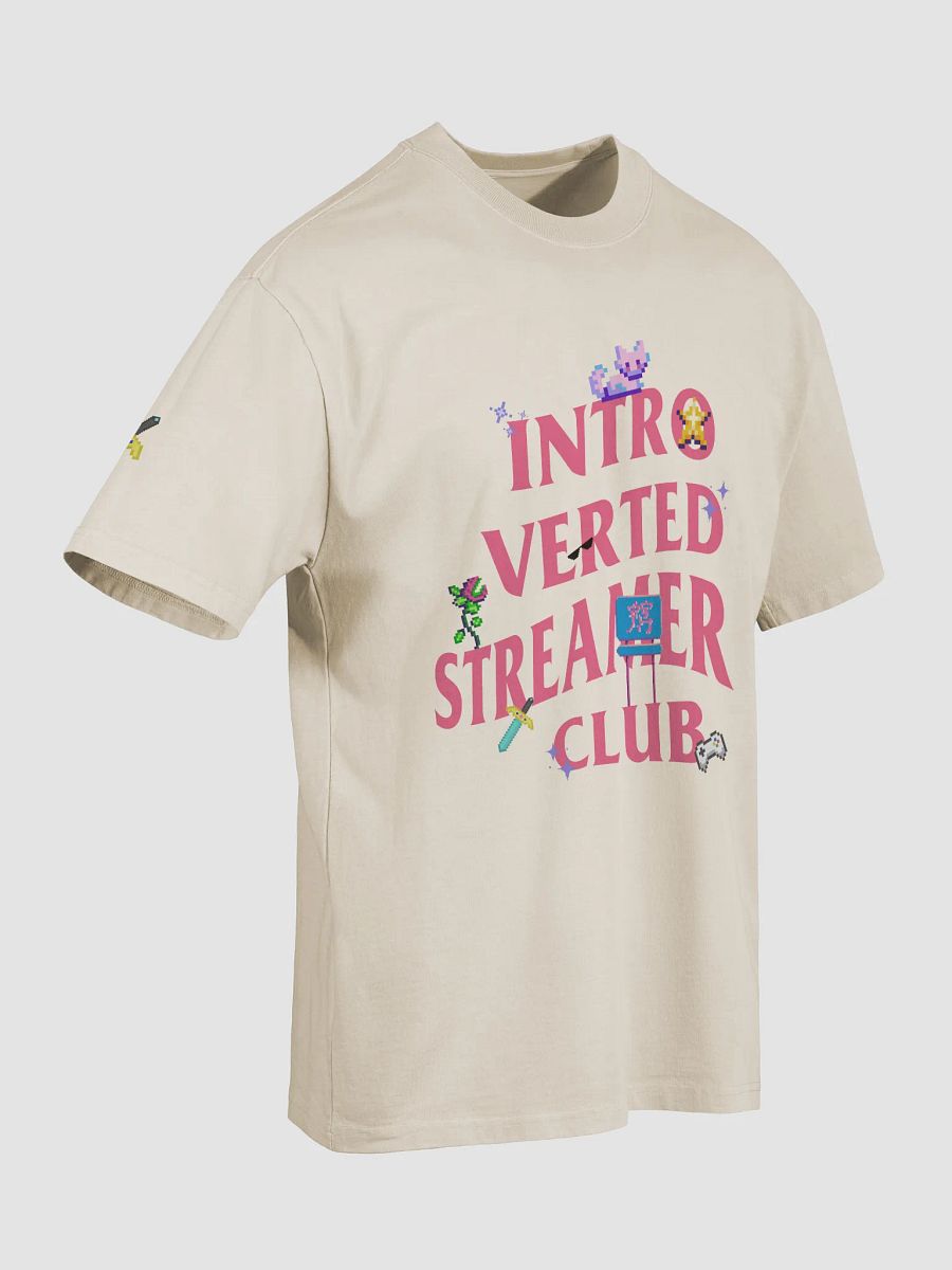 Introverted Streamer Club "Pixel-Elated" Oversized Tee product image (26)