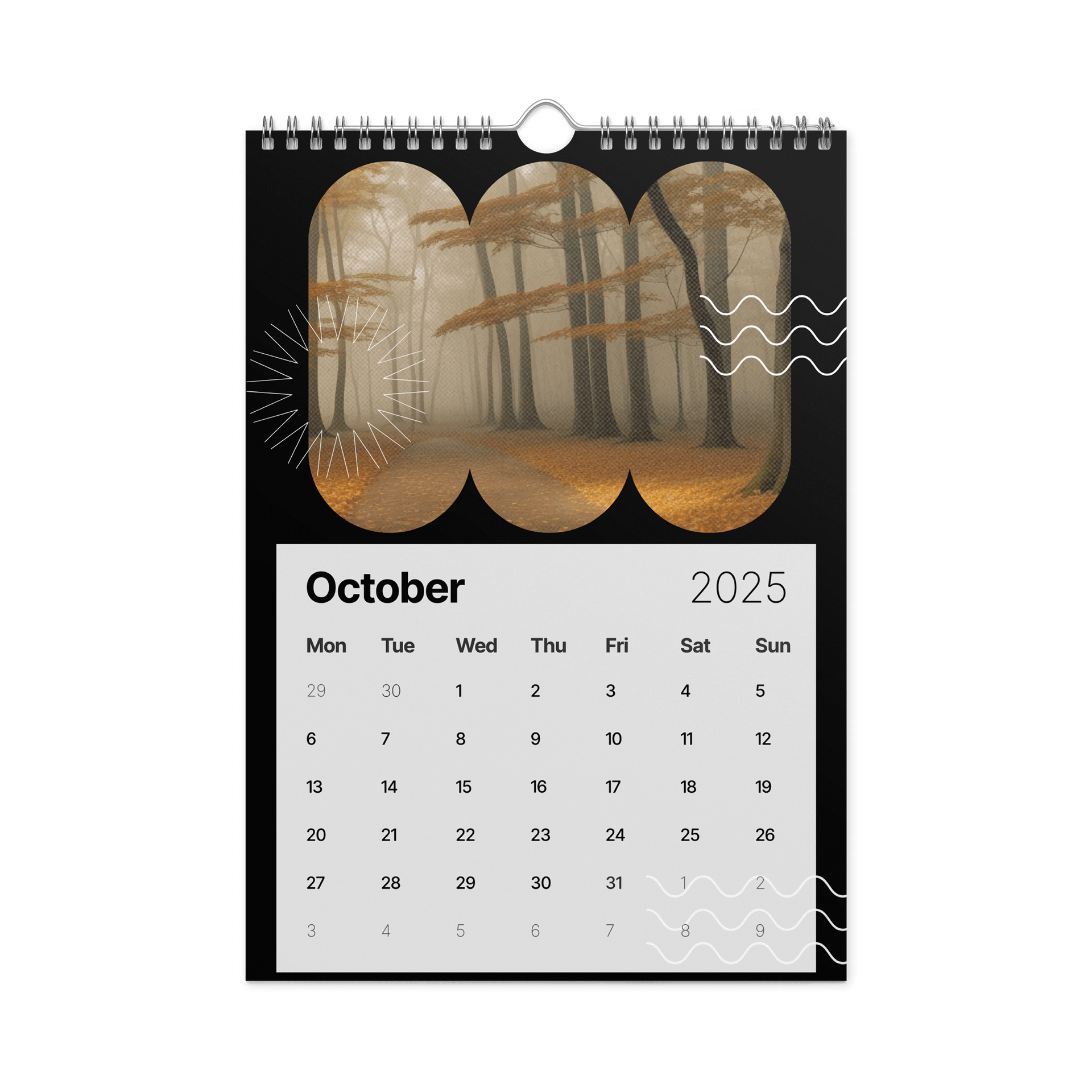 SEASONAL NATURE WALL CALENDAR 2026 product image (12)
