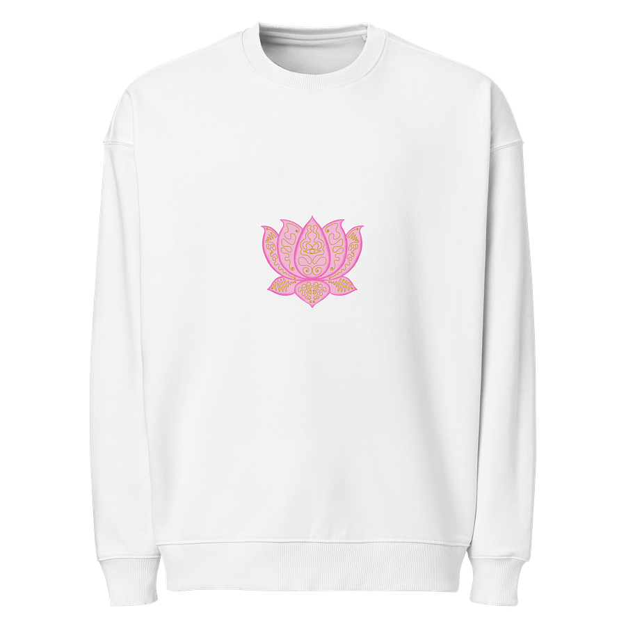 Golden Lotus Oversized Sweatshirt product image (1)