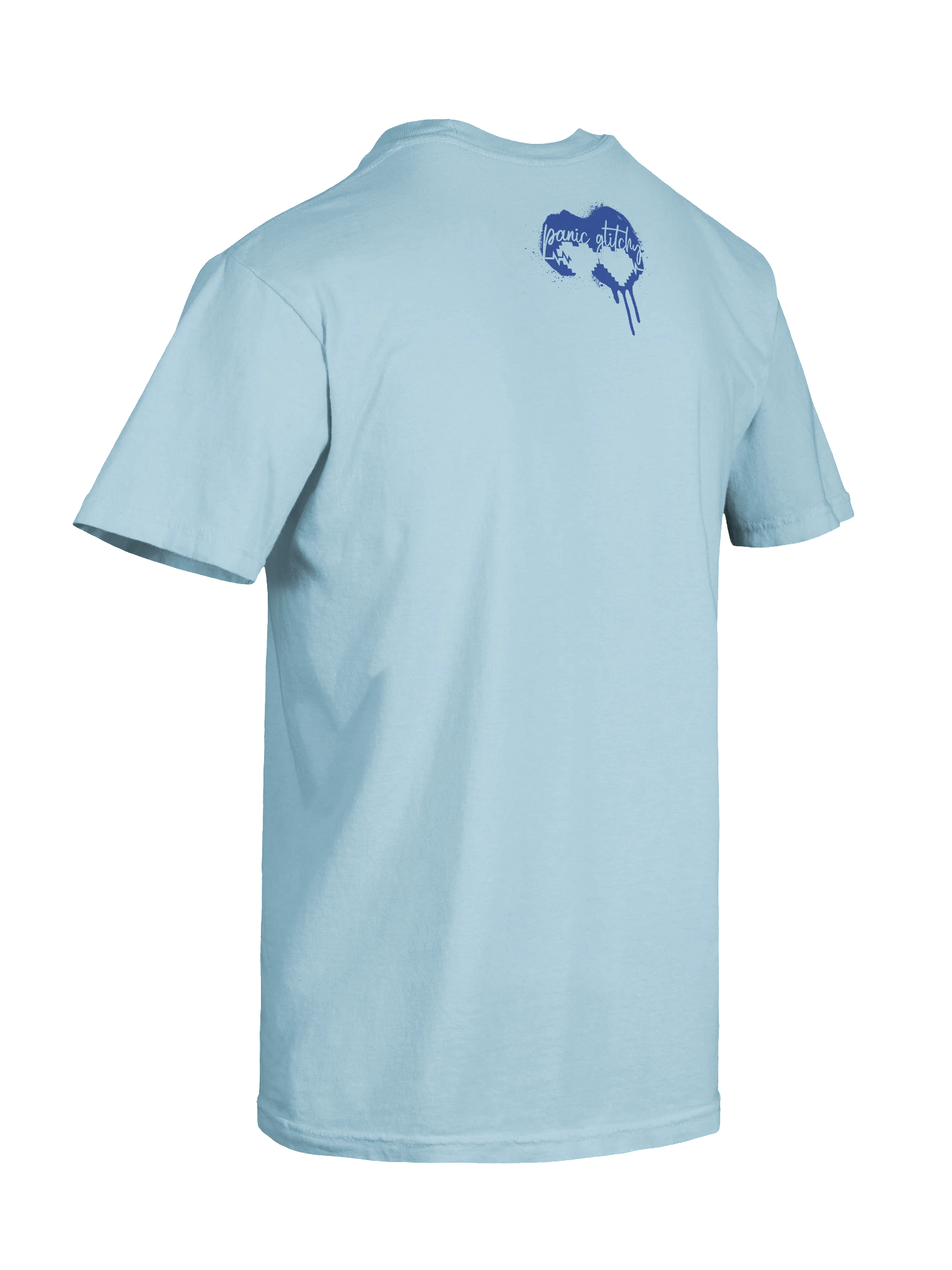 Panic Glitchy Dream Girl Blue Grunge product image (50)