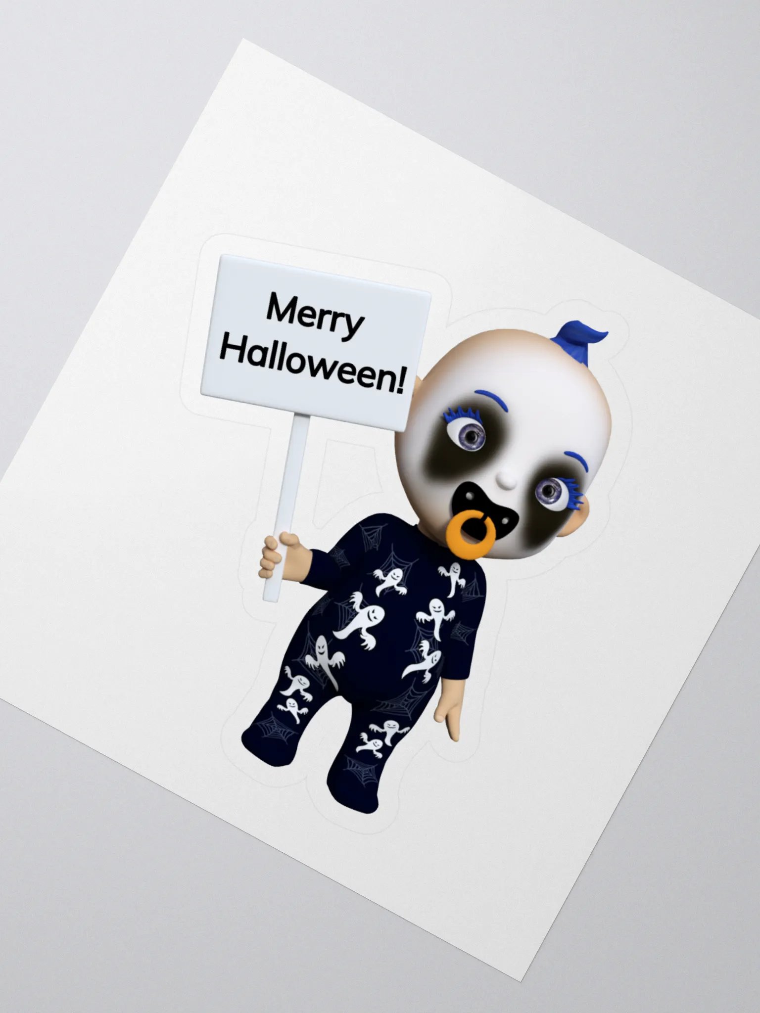 Spooky Baby Halloween Kiss Cut Stickers product image (2)
