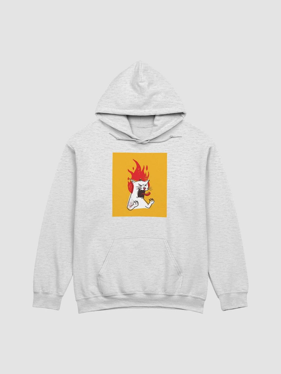 Flame Angry Cat Hoodie product image (2)