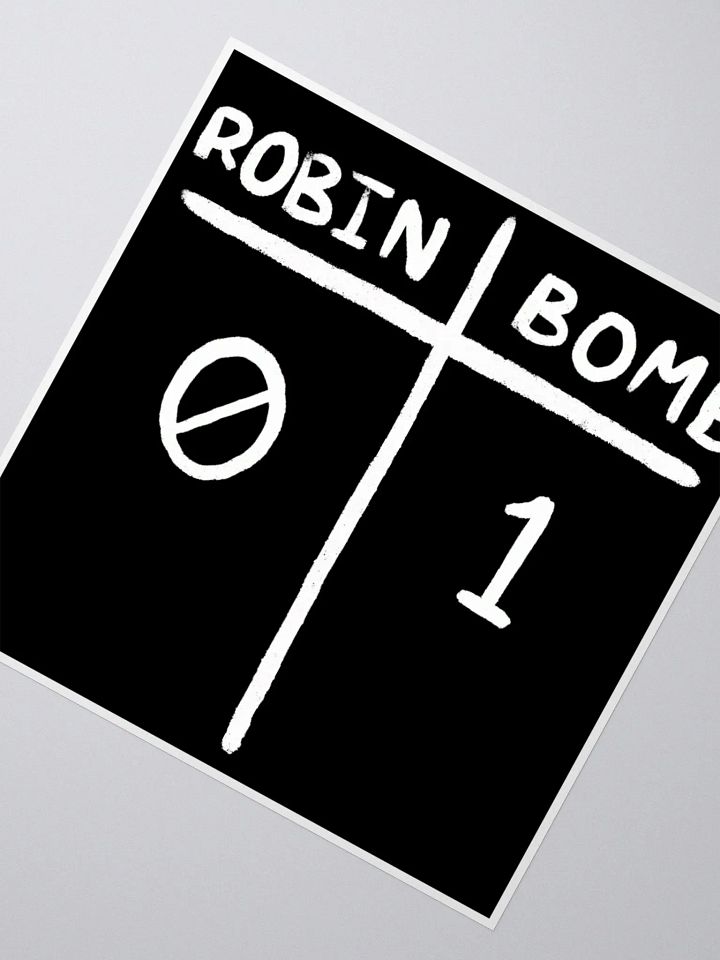 Robin 0 | Bomb 1 Sticker product image (2)