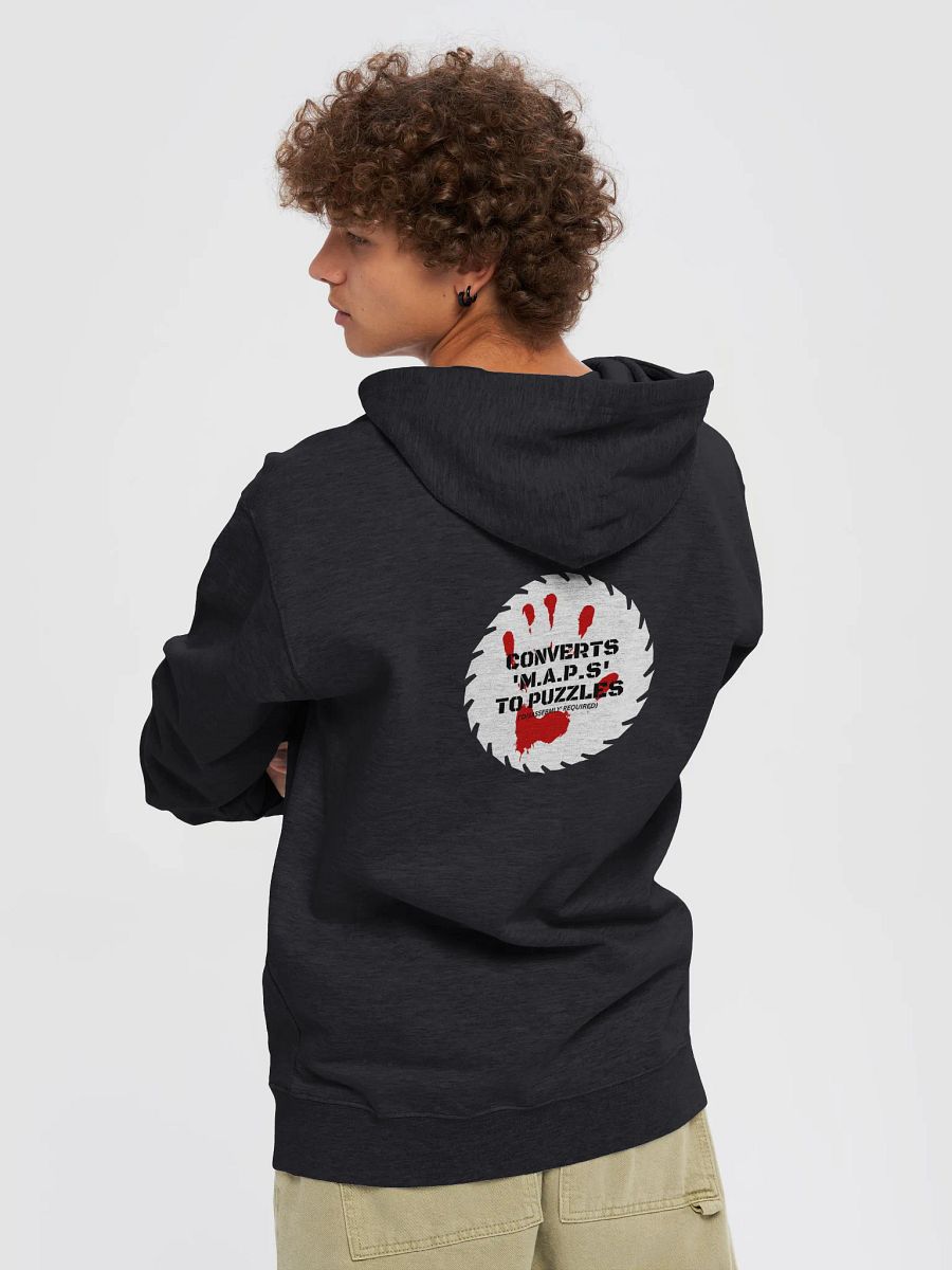 Converts 'M.A.P.s' To Puzzles Zip Up Hoodie product image (1)