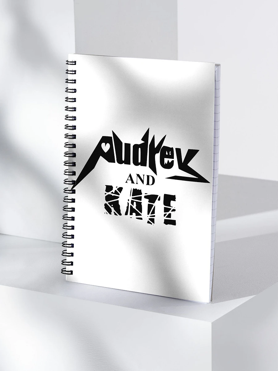 Audrey and Kate Official Square Black Logo Notebook product image (3)