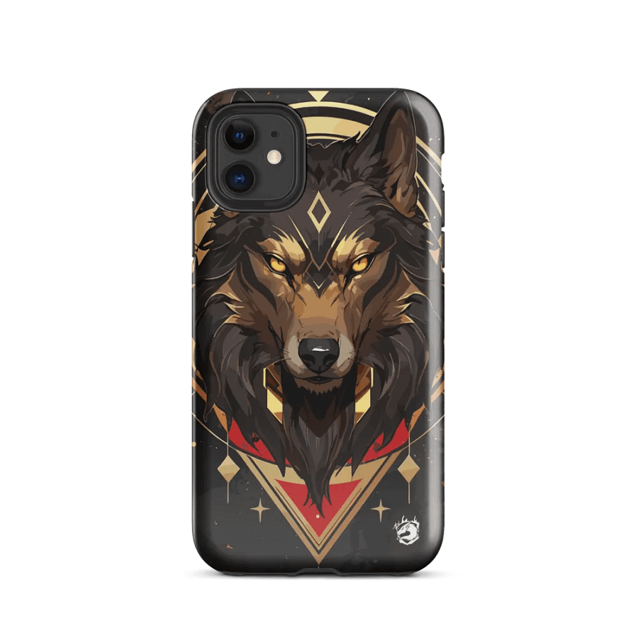 Occult Golden Wolf iPhone Tough Case product image (24)
