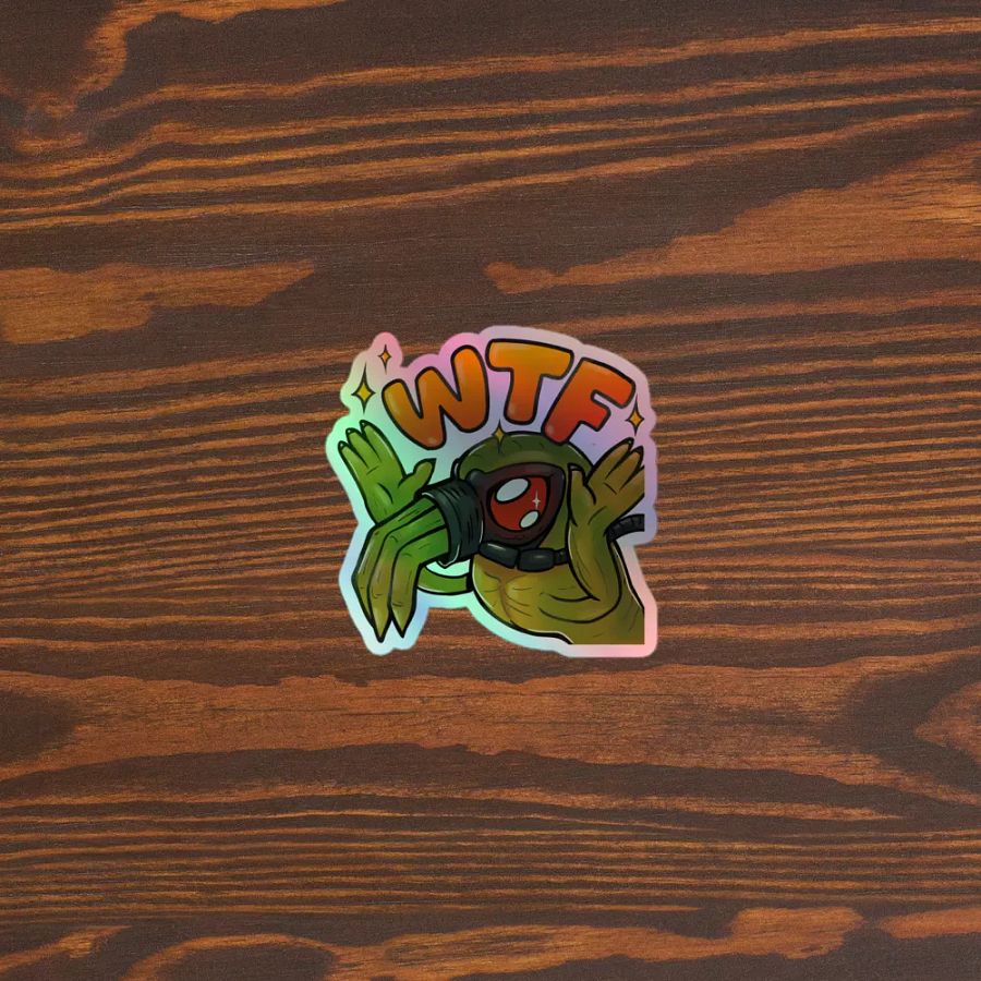 WTF - Sticker Olografico product image (3)