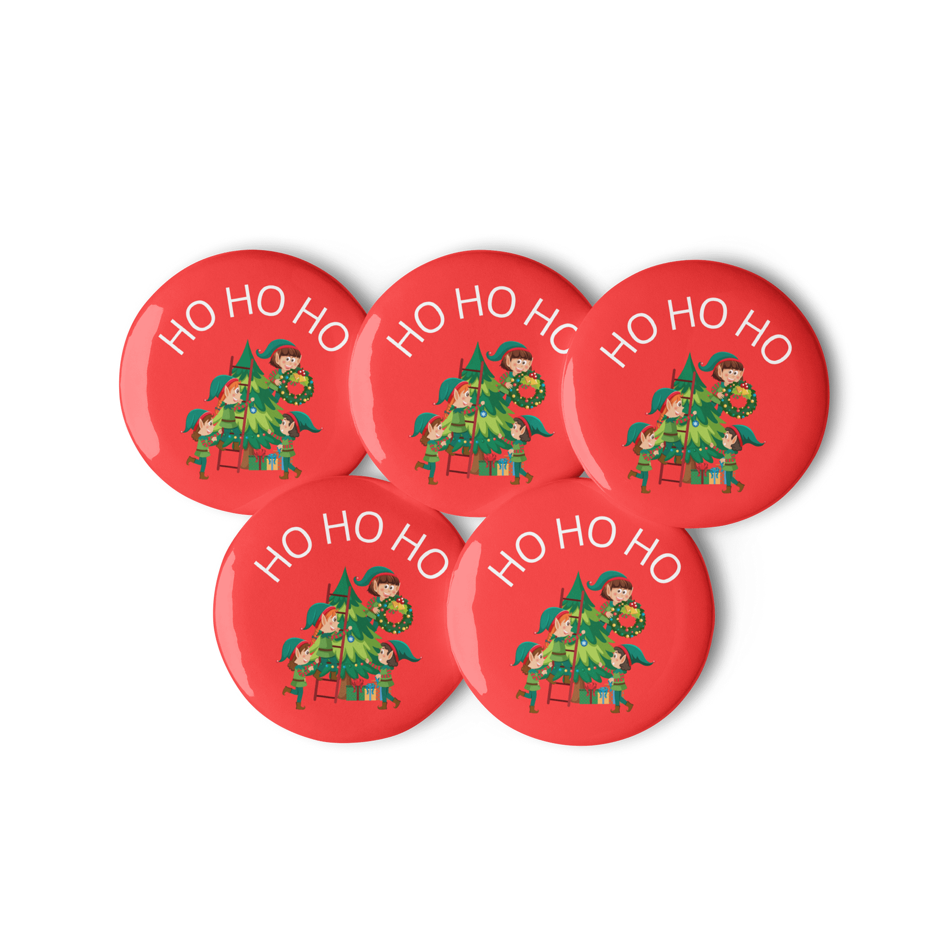 Festive Elves Pin Button Set product image (3)