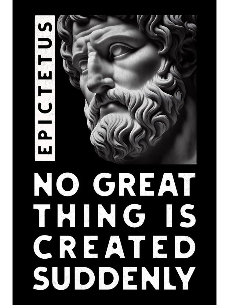 Epictetus Motivation Quote Matte Paper Poster product image (1)