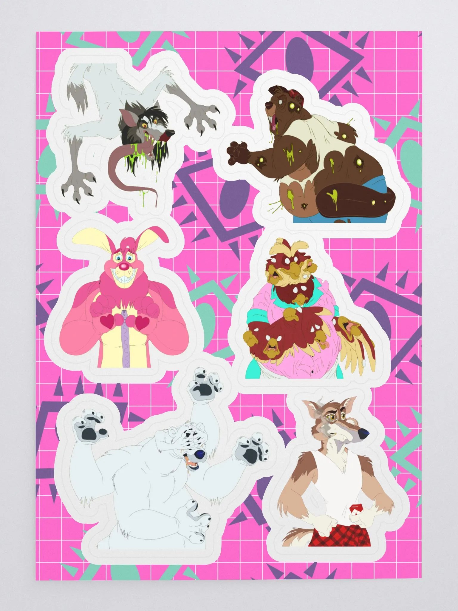 Cape Escape Corrupted Sticker Sheet product image (4)