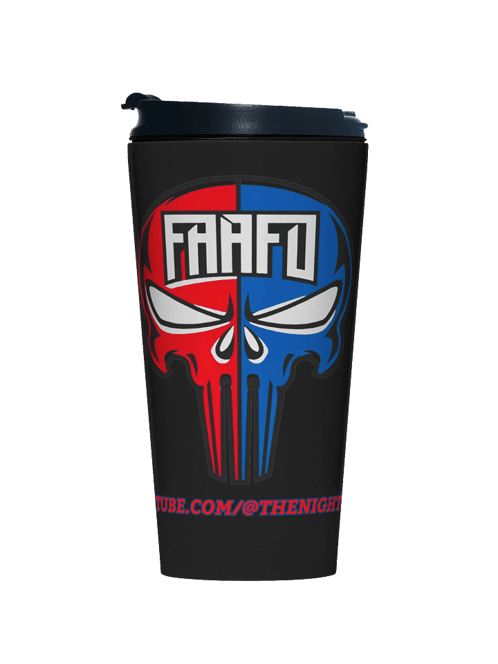 FAAFO Skull Stainless Steel Travel Mug product image (1)