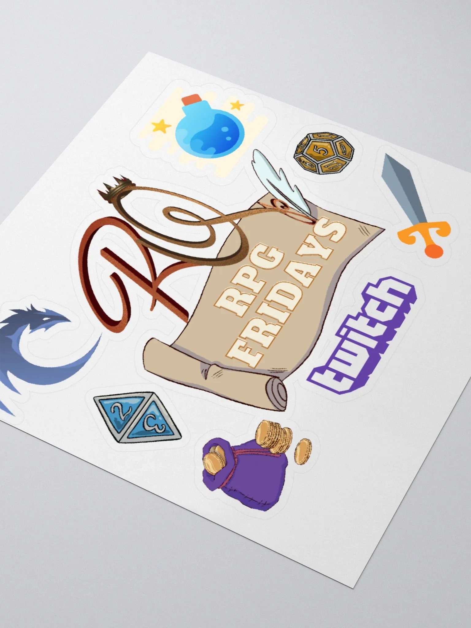 RPG Friday!- Sticker product image (3)