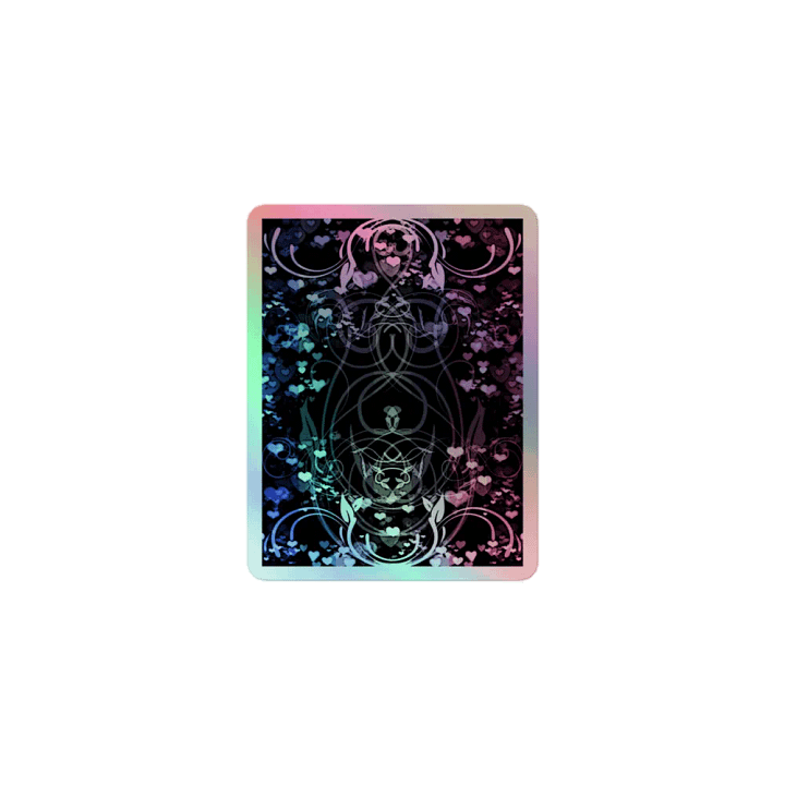 Bigender Pride Flag Sticker (Flourish Variation) product image (1)