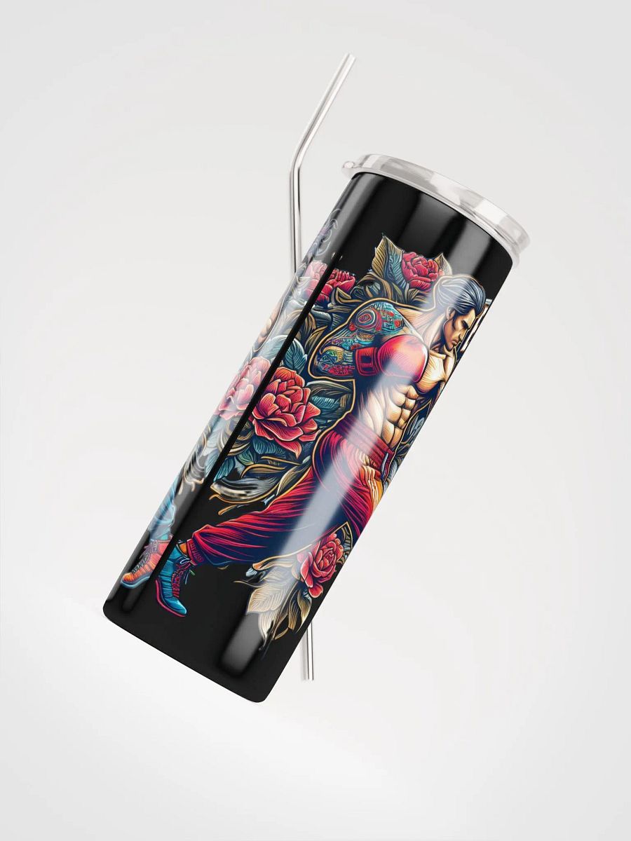 Boxing Not Ballet Rumble & Grace Glossy Stainless Steel Tumbler product image (7)